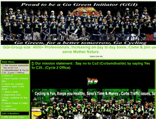 Tablet Screenshot of gogreengocycling.org